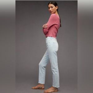 NWT. MOTHER The Pixie Tomcat High-Rise Jeans. Size: 28.